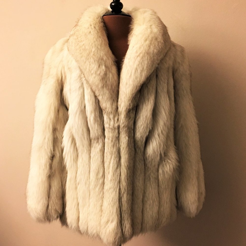 SWITZERS Silver Fox Coat AND Matching Hat  VINTAGE - Picture 2 of 16